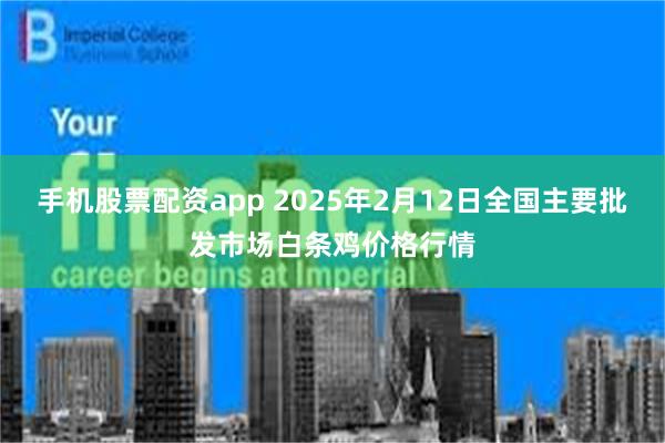 手机股票配资app 2025年2月12日全国主要批发市场白条鸡价格行情