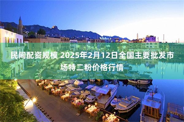 民间配资规模 2025年2月12日全国主要批发市场特二粉价格行情