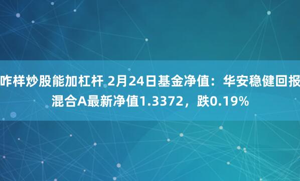 咋样炒股能加杠杆 2月24日基金净值：华安稳健回报混合A最新净值1.3372，跌0.19%